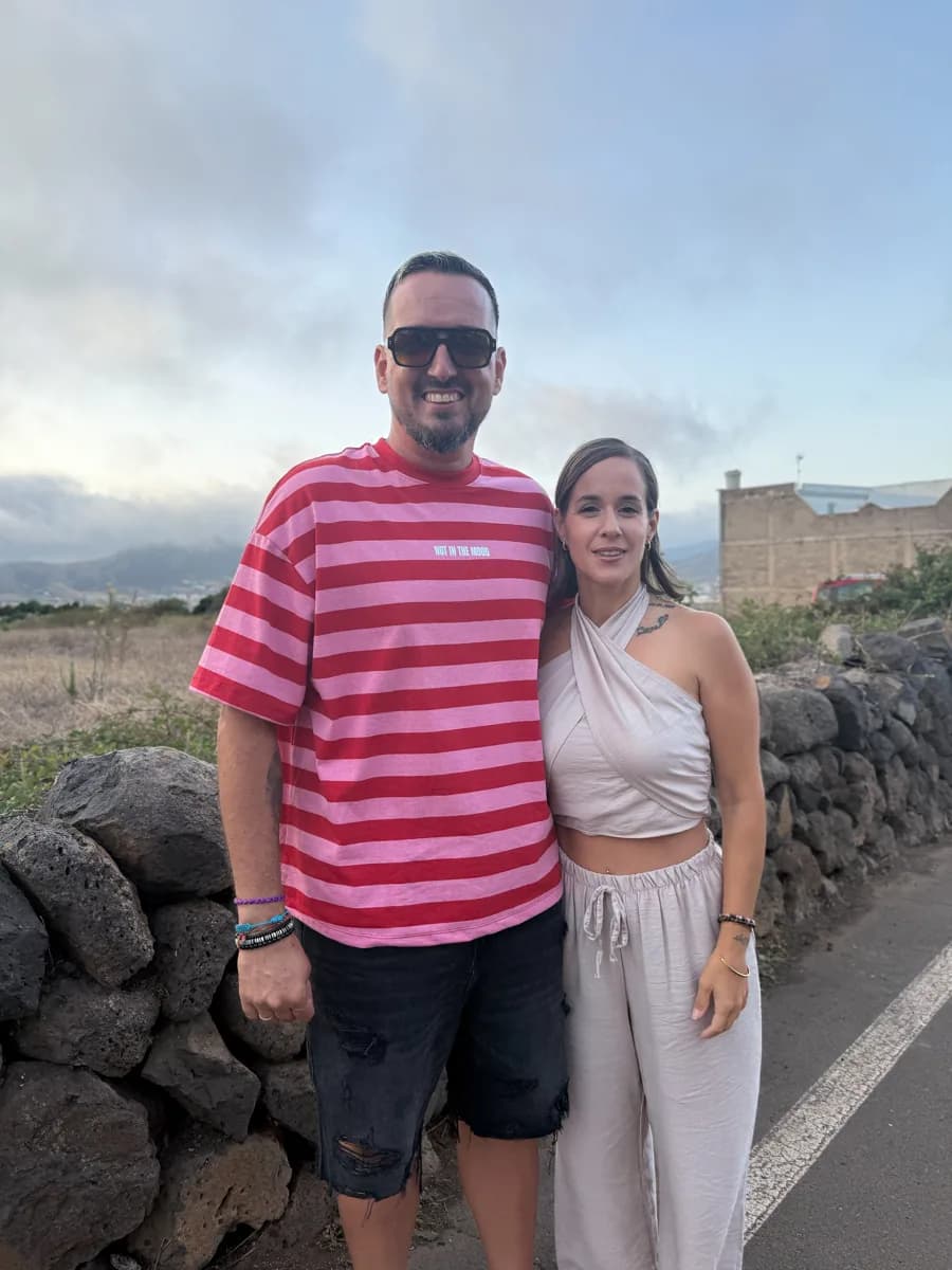 Jonay Hernández y Joana Pérez, de Guachinches Modernos de Tenerife